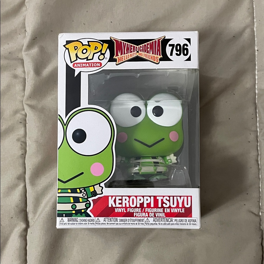 Funko Pop! Keroppi Tsuyu - My Hero Academia, Hello Kitty and Friends